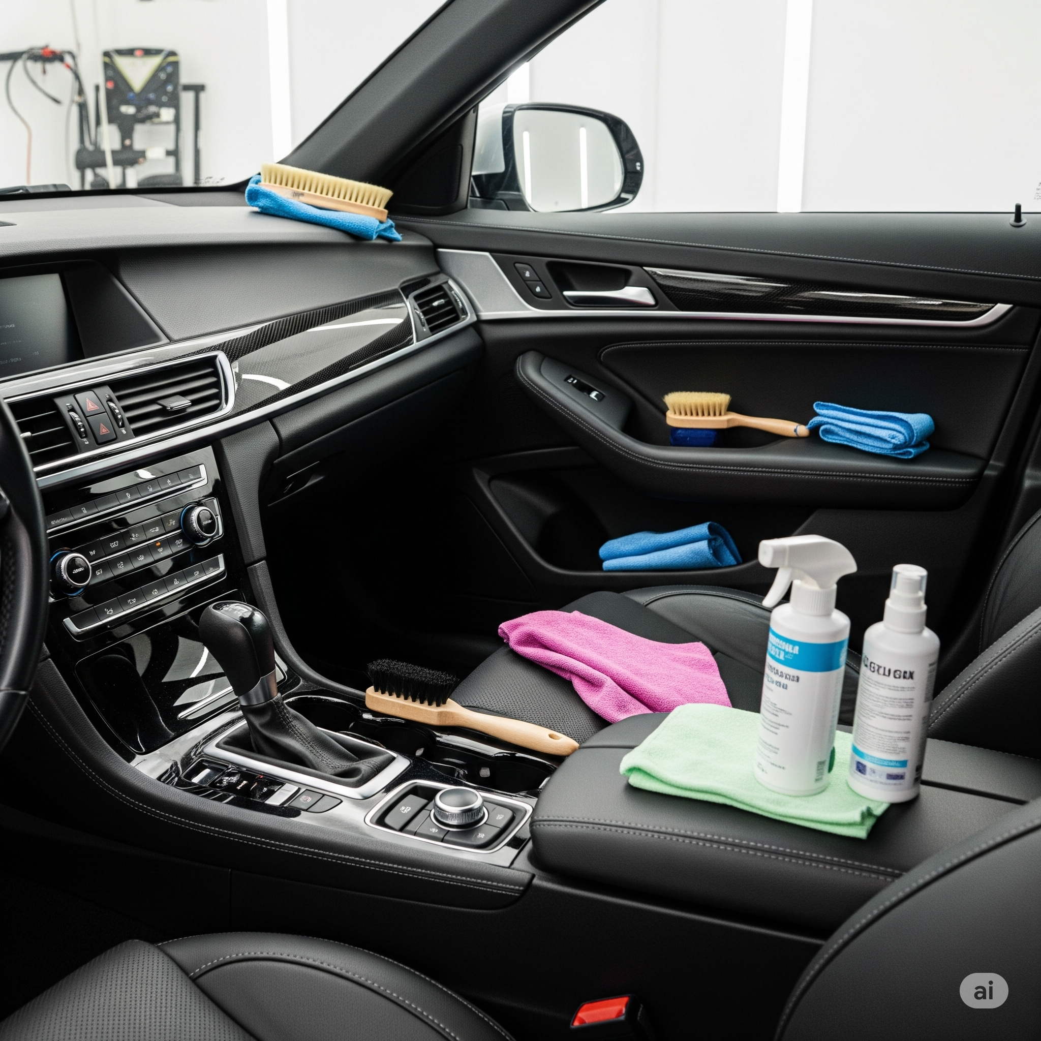 Limpieza de interior de coche
